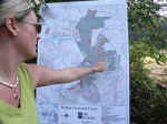 Diane Kahl at the Redlair Farm